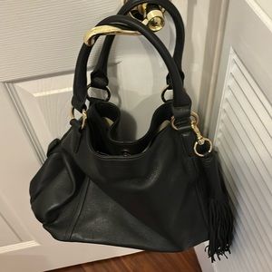 Beautiful leather shoulder bag